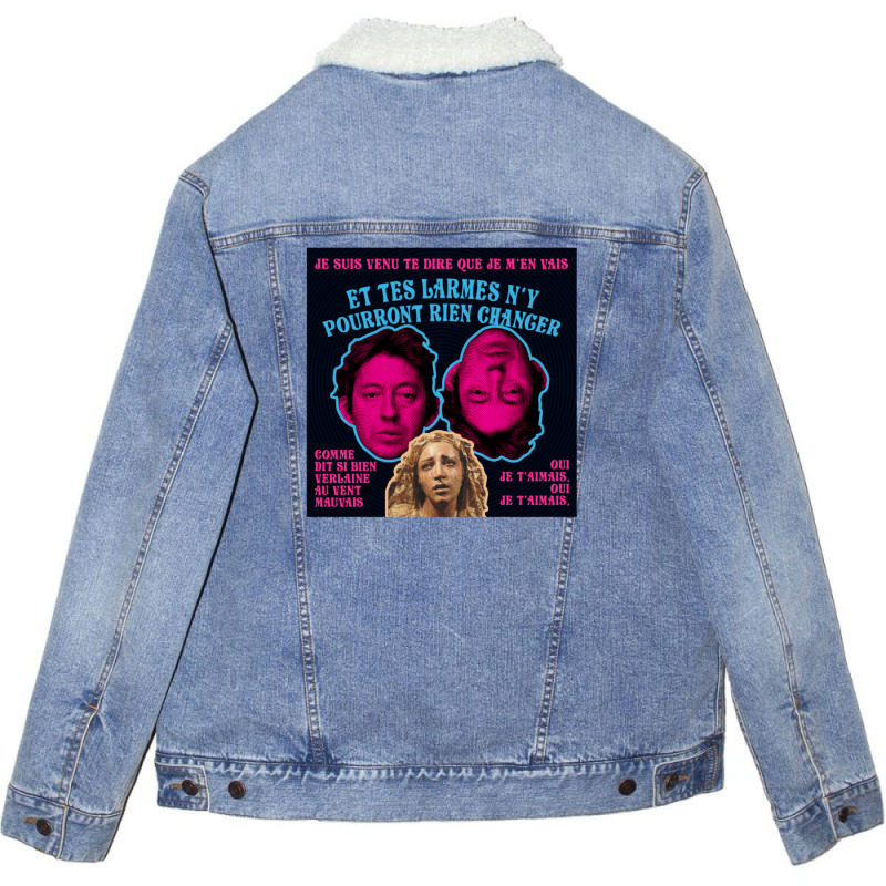 Je Suis Venu Je Te Dirai Que Je M'en Vais Unisex Sherpa-lined Denim Jacket | Artistshot