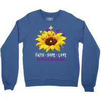 Faith Hope Love Multiple Myeloma Awareness Support Multiple Myeloma Wa Crewneck Sweatshirt | Artistshot