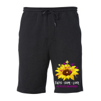 Faith Hope Love Multiple Myeloma Awareness Support Multiple Myeloma Wa Fleece Short | Artistshot