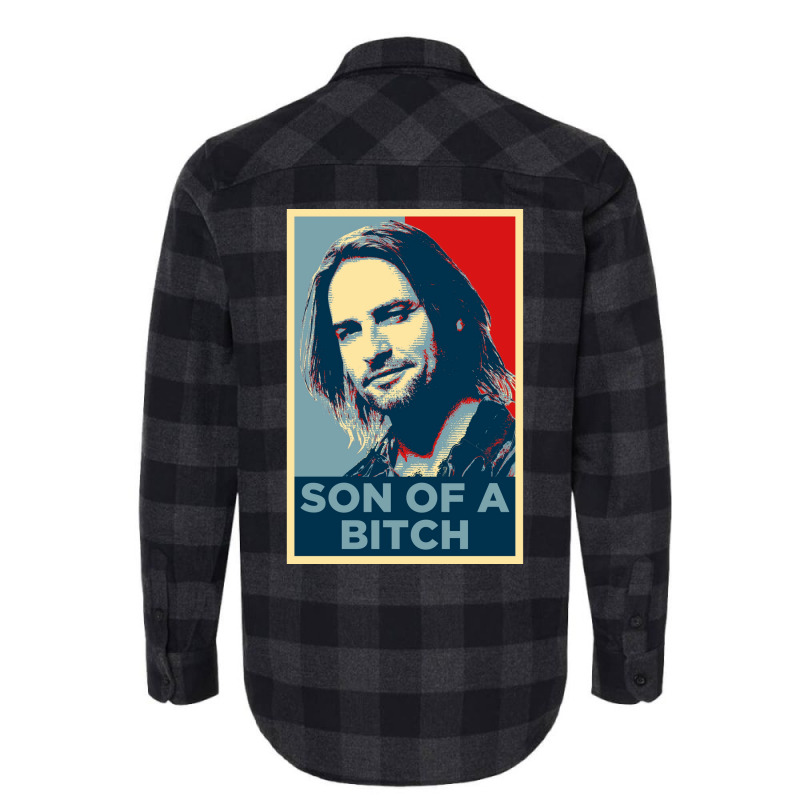 Sawyer Jameslost Son Of A Poster Flannel Shirt | Artistshot