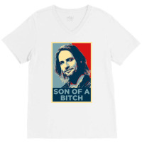 Sawyer Jameslost Son Of A Poster V-neck Tee | Artistshot