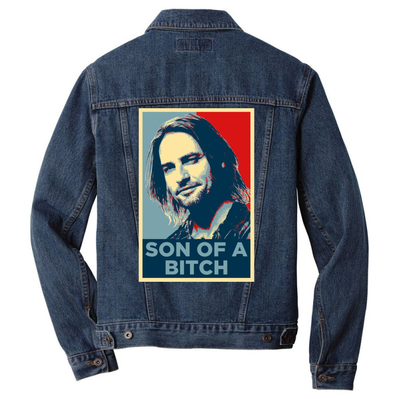 Sawyer Jameslost Son Of A Poster Men Denim Jacket | Artistshot