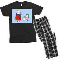 Scarf Lady Sarah And Duck Poster Yellow Men's T-shirt Pajama Set | Artistshot