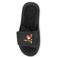 American Bald Eagle Chibi Anime Firefighter Slide Sandal | Artistshot