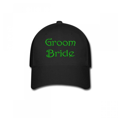 Groom Bride Embroidered Hat Baseball Cap Designed By Madhatter