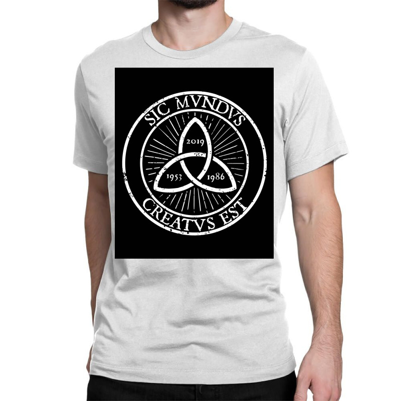 Sic Mvndvs Creatvs Est Poster Blue Classic T-shirt | Artistshot