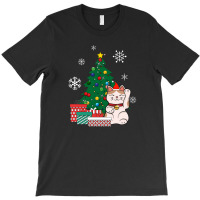 Lucky Cat Around The Christmas Tree Lucky Cat T-shirt | Artistshot