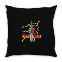 Bonestorm Clear Throw Pillow | Artistshot