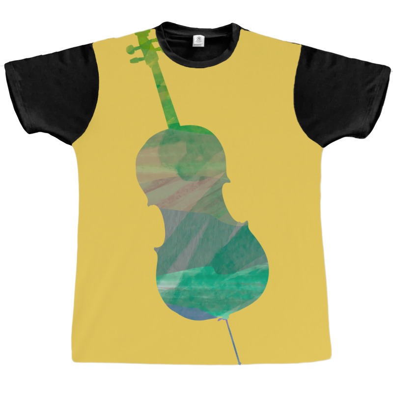 Cello Quote Travel Graphic T-shirt by bajlanpyszd | Artistshot