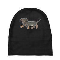 Dachshund T  Shirt Black And Tan Dachshund T  Shirt Baby Beanies | Artistshot