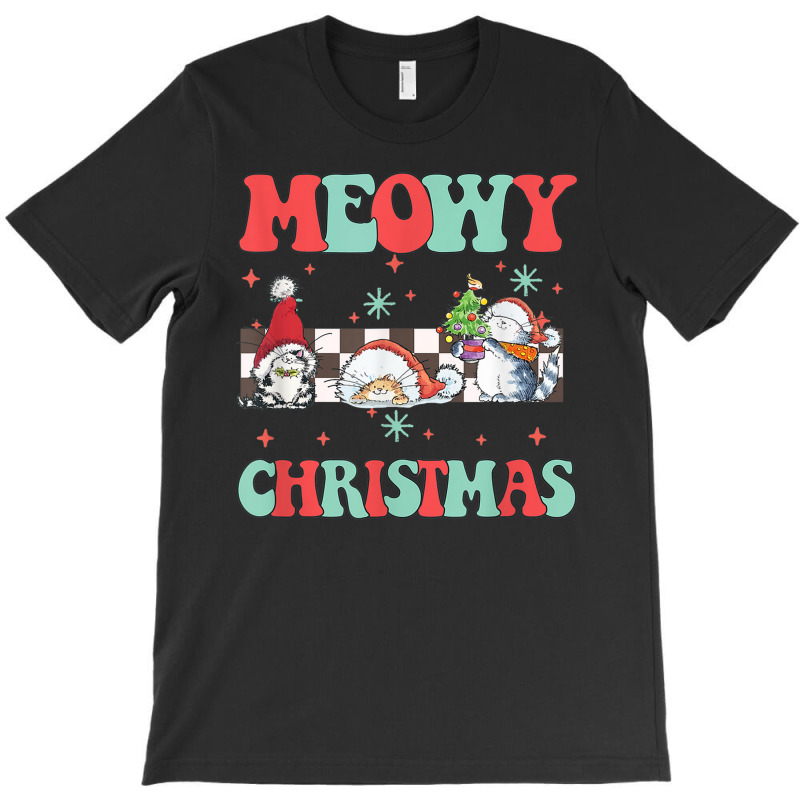 Merry Christmas Cute Cats Funny Ugly Christmas Cat Lover T-shirt | Artistshot