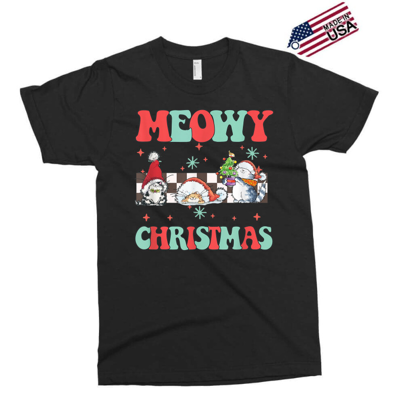 Merry Christmas Cute Cats Funny Ugly Christmas Cat Lover Exclusive T-shirt | Artistshot