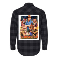 Survivor Epic Poster Nostalgia Flannel Shirt | Artistshot