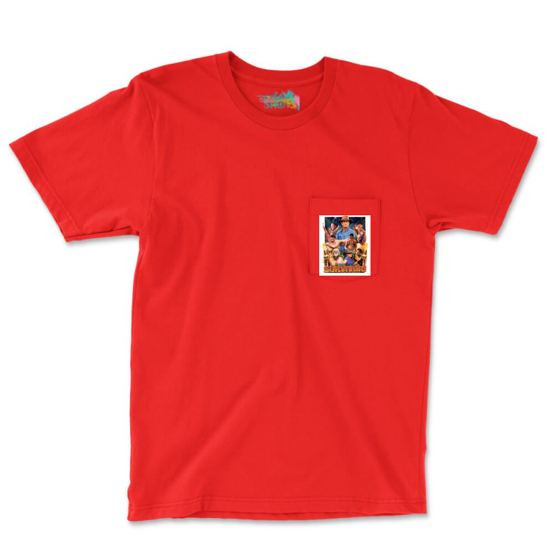 Survivor Epic Poster Nostalgia Pocket T-shirt | Artistshot