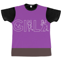 Girls Tv Show Poster Red (1) Graphic T-shirt | Artistshot