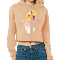 Biewer Yorkshire Terrier T Shirtbiewer Yorkshire Terrier With Ballons Cropped Hoodie | Artistshot