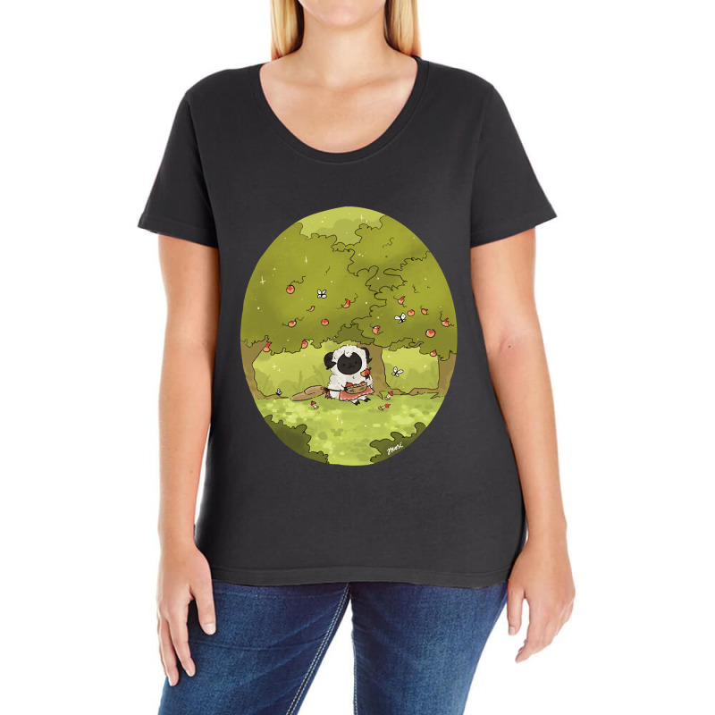 Apple Orchard-6zl5b Ladies Curvy T-Shirt by resaleberries875 | Artistshot