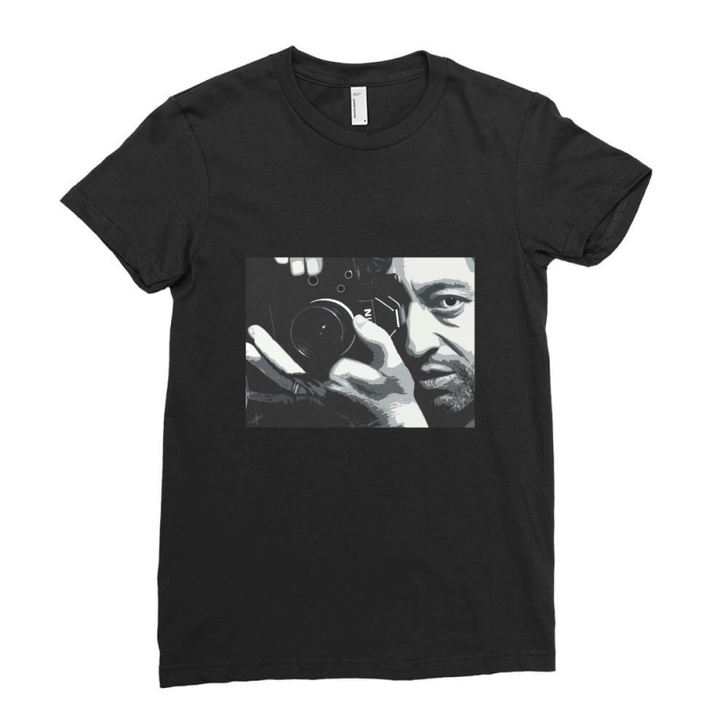 Portrait D'art Numérique Serge Gainsbourg Ladies Fitted T-Shirt by ALEXICDIAZ | Artistshot