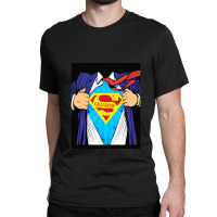 Grandpop Superhero Grandpa Ripped Classic T-shirt | Artistshot