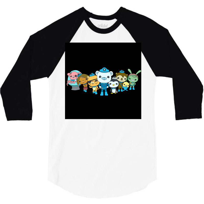 The Octonauts Poster Hipster 3/4 Sleeve Shirt | Artistshot