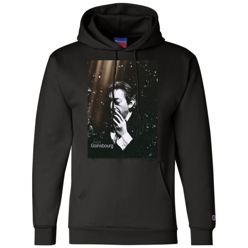 Portrait D'artiste Serge Gainsbourg Champion Hoodie | Artistshot