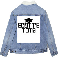 The Office Scottx27s Tots Poster Boy Unisex Sherpa-lined Denim Jacket | Artistshot