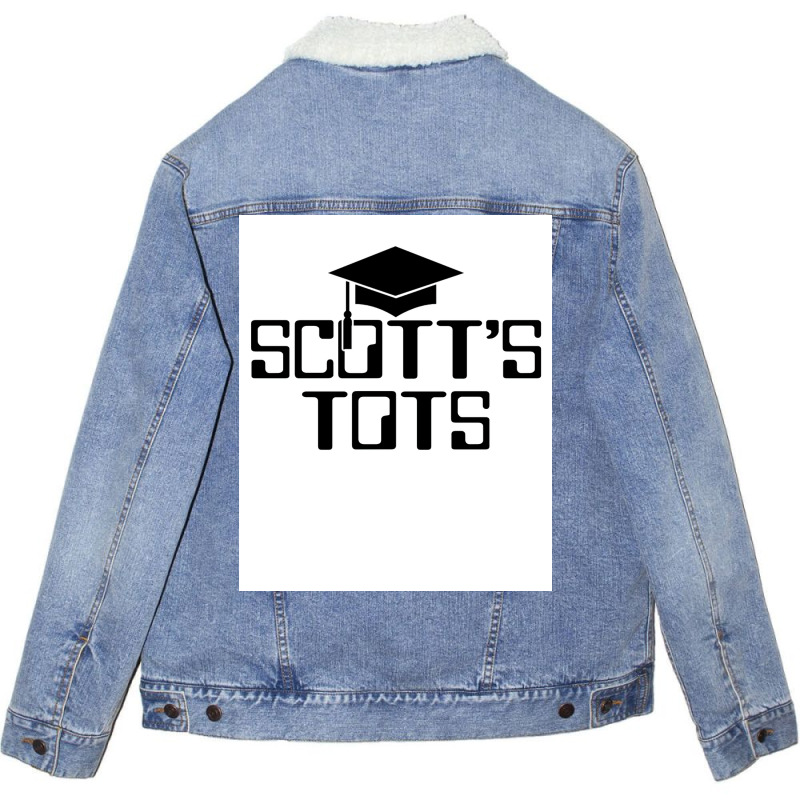 The Office Scottx27s Tots Poster Boy Unisex Sherpa-lined Denim Jacket | Artistshot