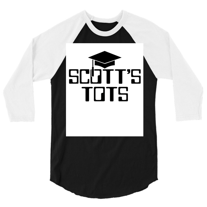 The Office Scottx27s Tots Poster Boy 3/4 Sleeve Shirt | Artistshot