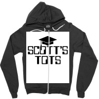 The Office Scottx27s Tots Poster Boy Zipper Hoodie | Artistshot