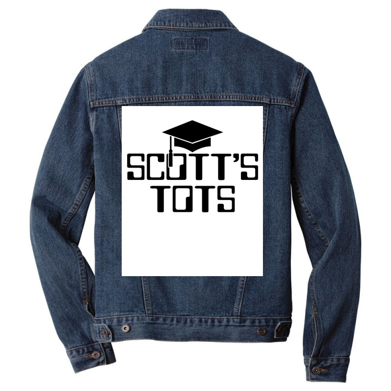 The Office Scottx27s Tots Poster Boy Men Denim Jacket | Artistshot