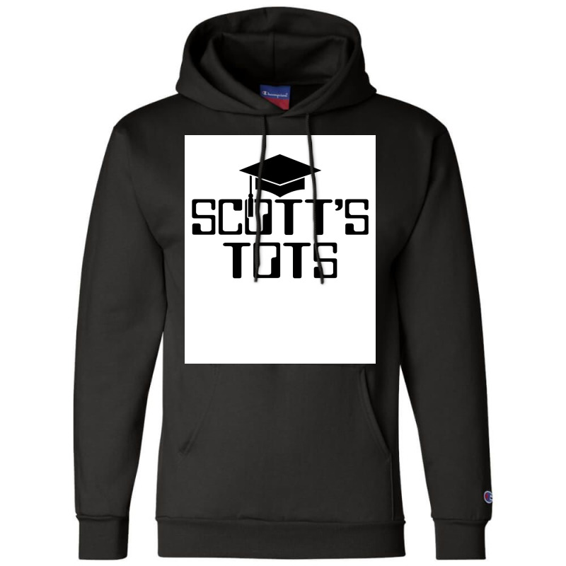 The Office Scottx27s Tots Poster Boy Champion Hoodie | Artistshot