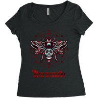 Necromantia Scarlet Evil Witching Black Women's Triblend Scoop T-shirt | Artistshot