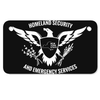 Home Land Security Motorcycle License Plate | Artistshot