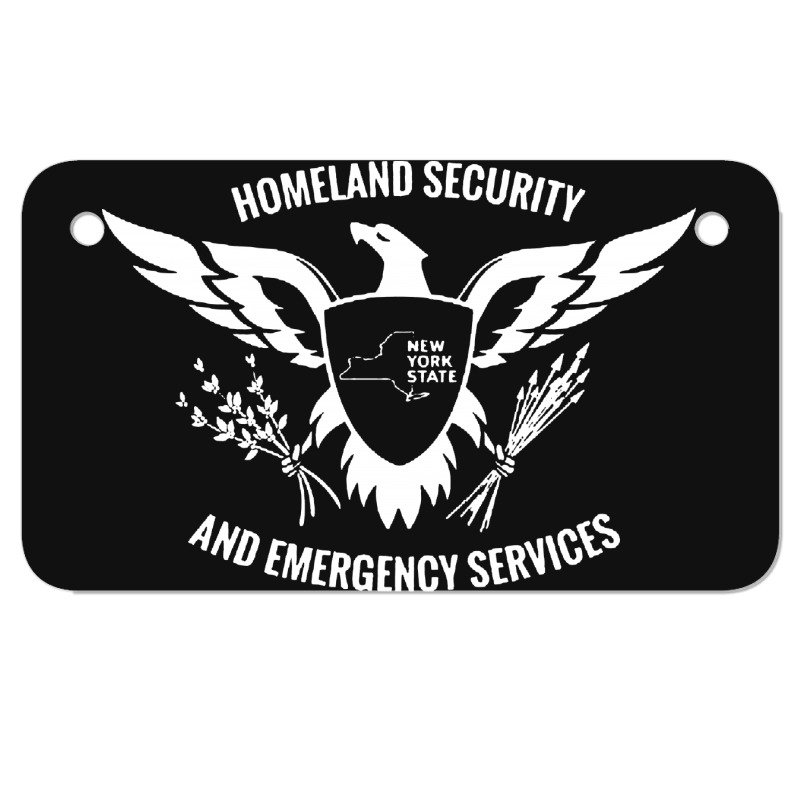 Home Land Security Motorcycle License Plate | Artistshot