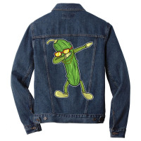 Dabbing Pickle Dancing Cucumber Gift Pickleball T Shirt Men Denim Jacket | Artistshot