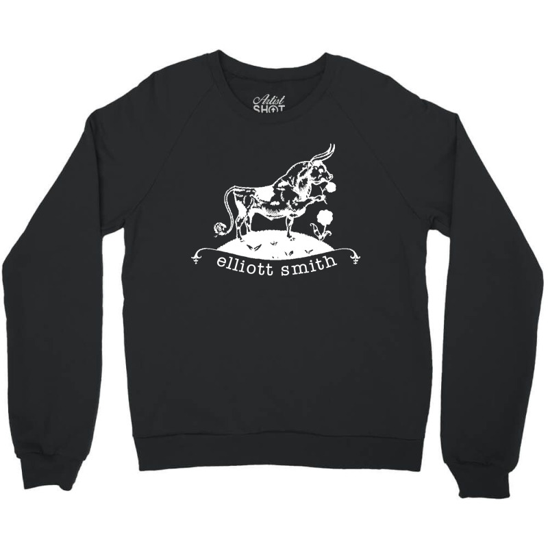 Elliott Smith Bull Crewneck Sweatshirt by JoelJBerghoff | Artistshot