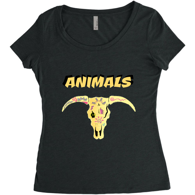 Animal   Animal Women's Triblend Scoop T-shirt by sarimekar | Artistshot