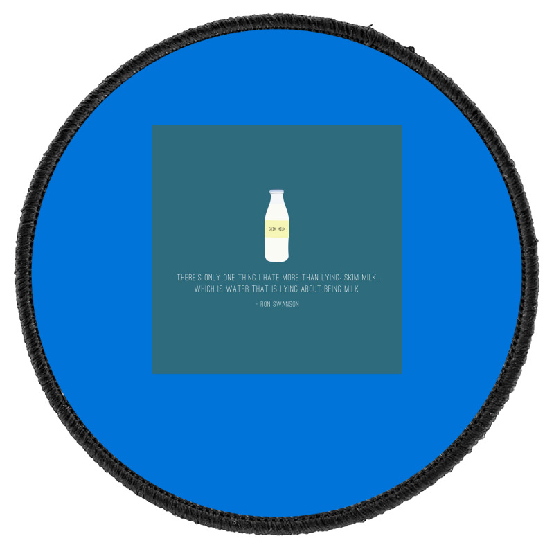 Ron Swanson Hates Lying Poster 70s (1) Round Patch | Artistshot