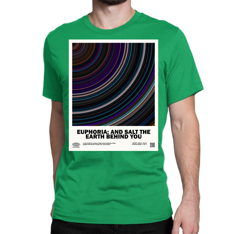 Minimaleuphoria And Salt The Earth Behind You Barcode Tv Show Poster S Classic T-shirt | Artistshot