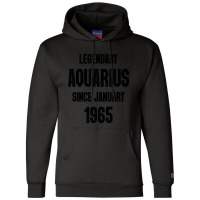 Aquarius Birthday January 1965 Champion Hoodie | Artistshot