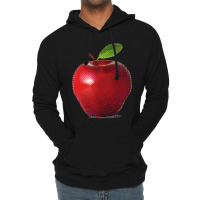 Apple Halftone Lightweight Hoodie | Artistshot