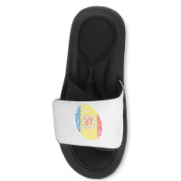 Andorra Fingerprint Slide Sandal | Artistshot