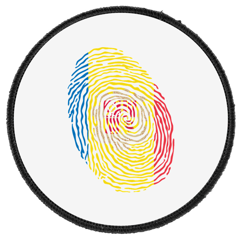 Andorra Fingerprint Round Patch by mysofiazo | Artistshot