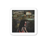 Make Out Monday Visions Of Hollywood Album Cover Poster Travel (1) Sticker | Artistshot