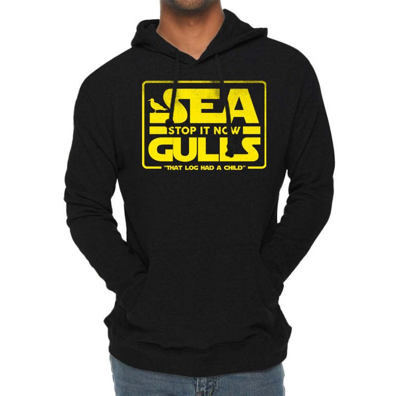 Seagulls Stop It Nature Retro Lightweight Hoodie by spaicperrasu | Artistshot