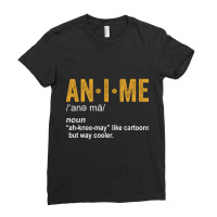 Anime Dictionary Funny Anime Definition Anime Love Ladies Fitted T-shirt | Artistshot