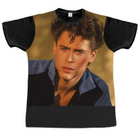 Young Rob Lowe Poster 80s Graphic T-shirt | Artistshot