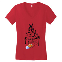 Let Go Camping Women's V-neck T-shirt | Artistshot