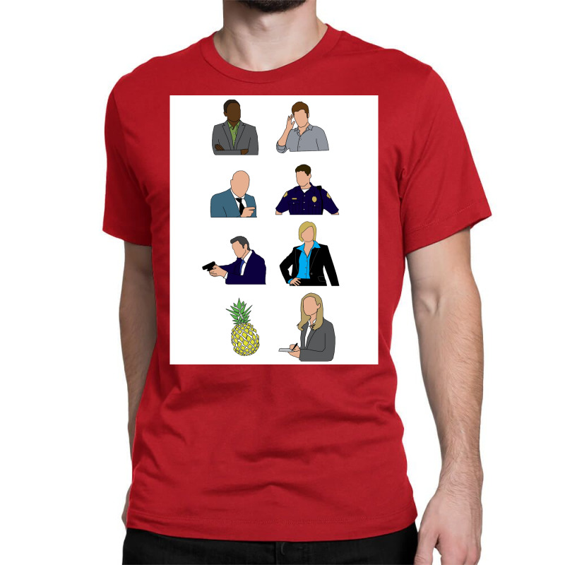 Psych Characters Poster Nostalgia (1) Classic T-shirt by rashidnoceram | Artistshot