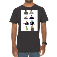 Psych Characters Poster Nostalgia (1) Vintage T-shirt | Artistshot